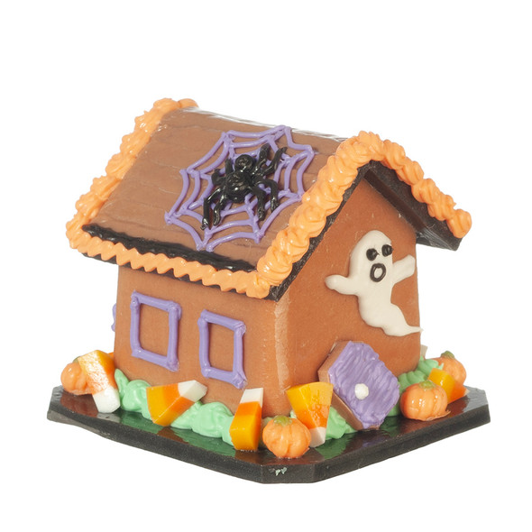 OakridgeStores.com | Aztec - Halloween Gingerbread House - 1" Scale Dollhouse Miniature - G6013