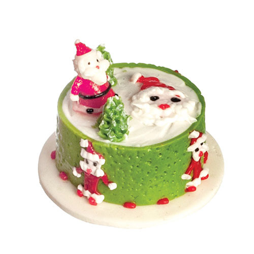 OakridgeStores.com | Aztec - Christmas Cake - 1:12 Scale Dollhouse Miniature Food - G6194