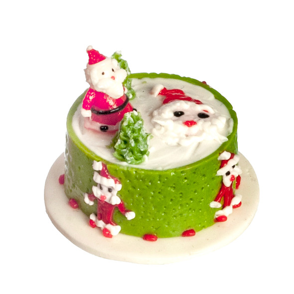 OakridgeStores.com | Aztec - Christmas Cake - 1:12 Scale Dollhouse Miniature Food - G6194