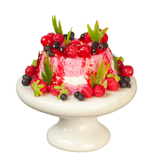 OakridgeStores.com | Aztec - Cake on Pedestal - 1" Scale Dollhouse Miniature Food - G6249