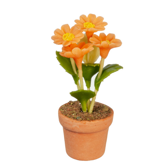 OakridgeStores.com | Aztec - Orange Gerbera Daisy - 1" Scale Dollhouse Miniature Plant - G6293