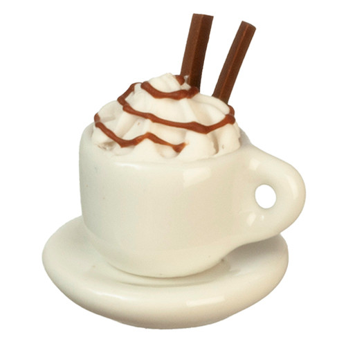 OakridgeStores.com | Aztec - Mocha Latte - 1" Scale Dollhouse Miniature Beverage - G6390