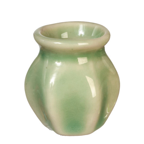 OakridgeStores.com | Aztec - Green Vase - 1" Scale Dollhouse Miniature - G6578