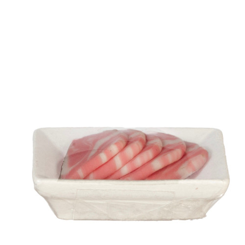 OakridgeStores.com | Aztec - Pork Chops on Tray - 1" Scale Dollhouse Miniature Food - G6726