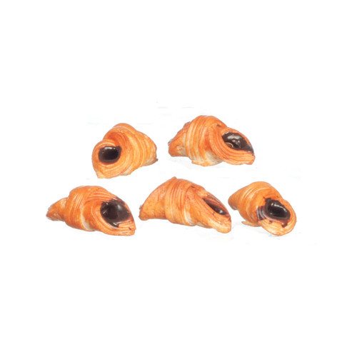 OakridgeStores.com | Aztec - Chocolate Danish - 5 Pieces - 1" Scale Dollhouse Miniature Food - G7781