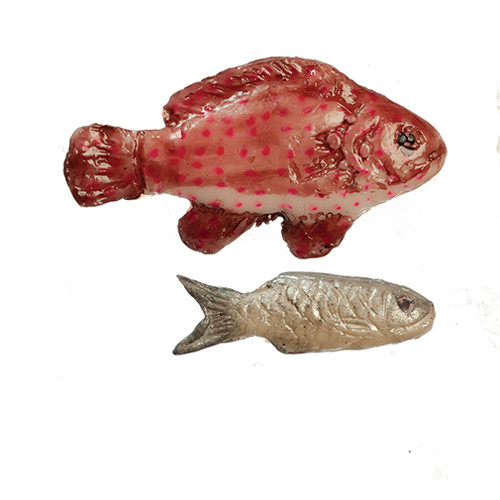 OakridgeStores.com | Aztec - Fish - Set of 2 - 1" Scale Dollhouse Miniature - G8380 717425583802