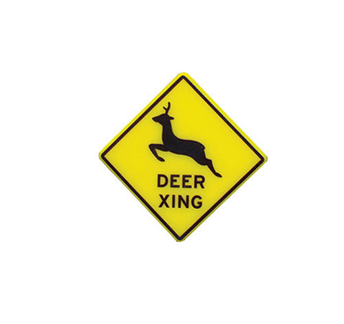 OakridgeStores.com | Aztec - Deer Crossing Sign - Wall Sign - 1:12 Scale Dollhouse Miniature - MM0114