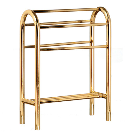 OakridgeStores.com | Aztec - Quilt Rack - Brass - 1:12 Scale Dollhouse Miniature Furniture - S0905C