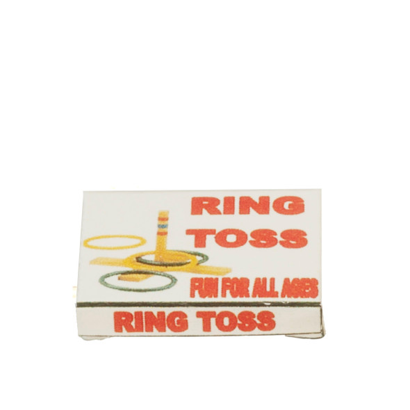 OakridgeStores.com | Aztec - Ring Toss Box - Toy & Game Accessory - 1" Scale Dollhouse Miniature - SH0088