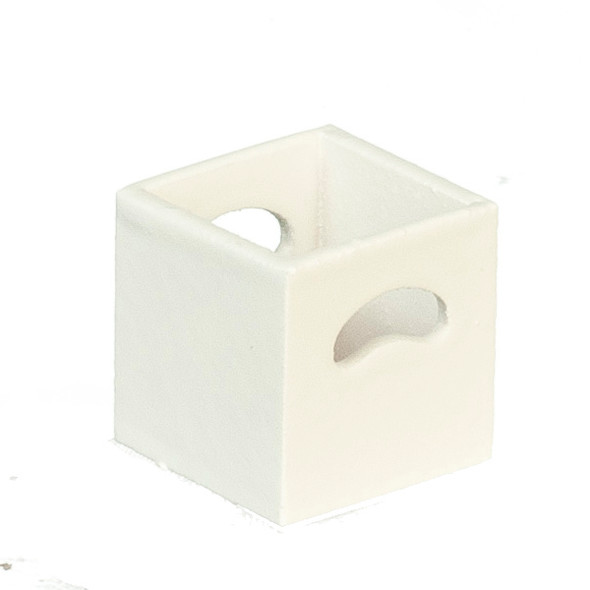 OakridgeStores.com | Aztec - RS Storage Box - White - 1:12 Scale Dollhouse Miniature - T2697