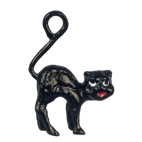 OakridgeStores.com | Aztec - Black Cat Figure - 1" Scale Dollhouse Miniature - T8520