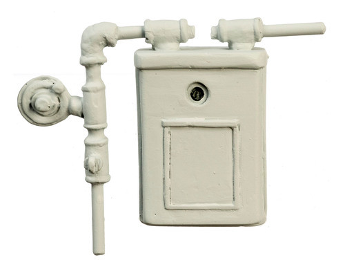OakridgeStores.com | Aztec - Gas Meter - 1" Scale Dollhouse Miniature - T8602
