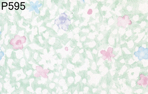 OakridgeStores.com | BH Miniatures - Prepasted Wallpaper - Summer Watercolor, 3 Pieces - 1" Scale Dollhouse Miniature - 595