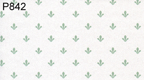 OakridgeStores.com | BH Miniatures - Prepasted Wallpaper - 3 Pieces - 1" Scale Dollhouse Miniature - 842