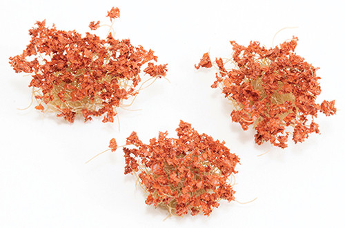 OakridgeStores.com | Creative Accents - CABL - Rust Brittle Bushes - 3 Pieces - 1:12 Scale Dollhouse Miniature Plant - 0312 783970803276