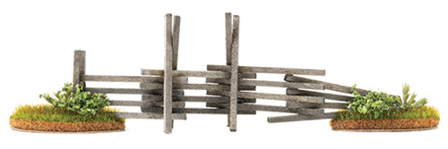 OakridgeStores.com | Creative Accents - CABL - Cedar Fence End - 1" Scale Dollhouse Miniature - 0393 783970800473