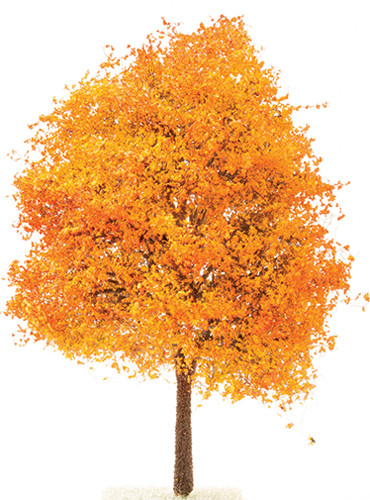 OakridgeStores.com | Creative Accents - Dollhouse Traditional (1:12) Autumn Tree on Spike - Red/Orange Foliage - 6 inches - 2501 783970800992