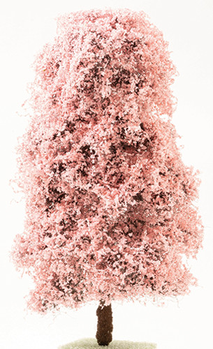 OakridgeStores.com | Creative Accents - CA - 8 inch Japanese Flowering Cherry Tree on Spike - 1" Scale Dollhouse Miniature Plant - 3531 783970801104