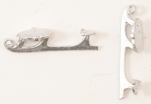 OakridgeStores.com | Carrudus - Antique Ice Skates - 1" Scale Dollhouse Miniature - 8345