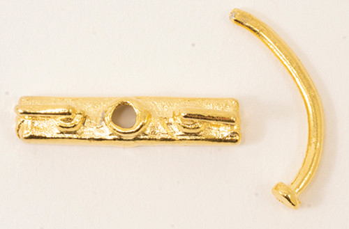 OakridgeStores.com | Classics Dollhouse - Kitchen Faucet - Brass, 1 Piece - 1" Scale Dollhouse Miniature - 05705 731851057058