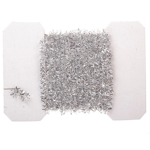 OakridgeStores.com | Creative Little Details - Tinsel Garland, Silver - 2 Yards - 1:12 Scale Dollhouse Miniature - 103