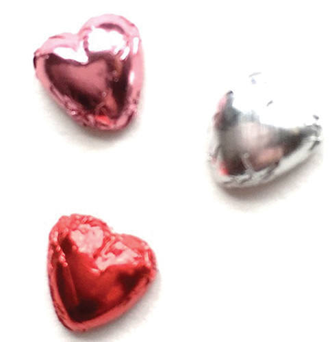 OakridgeStores.com | Creative Little Details - Set of 3 Foil Candy Hearts - 1:12 Scale Dollhouse Miniature Food - 6131