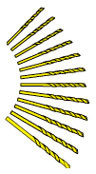 OakridgeStores.com | Excel - #68 Drill Bit 12 pcs - 1 inch Scale Miniature - 00068 098171000684