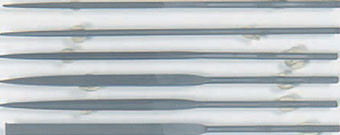 OakridgeStores.com | Excel - Needle File Set - Heavy-Duty Steel - 6 Piece Assorted, Cut #2 - 55667 098171556679