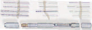 OakridgeStores.com | Excel - Mini Pin Vise with 12 Assorted Drill Bits - Brass Chuck, Knurled Grip - 70003