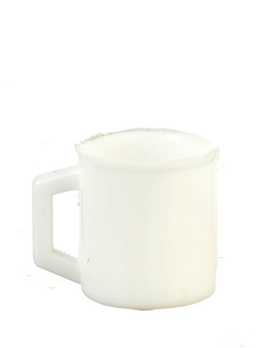 OakridgeStores.com | Farrow Miniatures - Coffee Mugs - White - 12 Pack - 1" Scale Dollhouse Miniature Glassware - 40295 717425402950