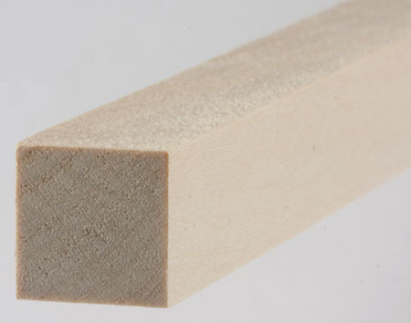 OakridgeStores.com | Handley House - Stripwood 1/2 x 1/2, 24 Inches - 1 Scale Dollhouse Miniature - 3658