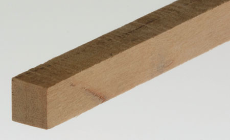OakridgeStores.com | Handley House - Cherry Stripwood - 1/4 x 1/4, 24 inches - 1" Scale Dollhouse Miniature - 9265