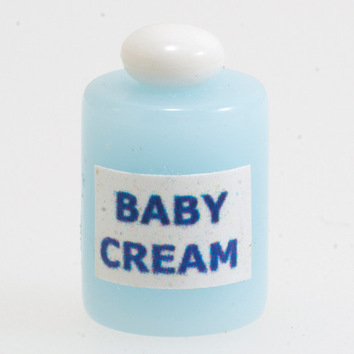 OakridgeStores.com | Hudson River Miniatures - Baby Cream Accessory - Blue - 1" Scale Dollhouse Miniature - 51001B