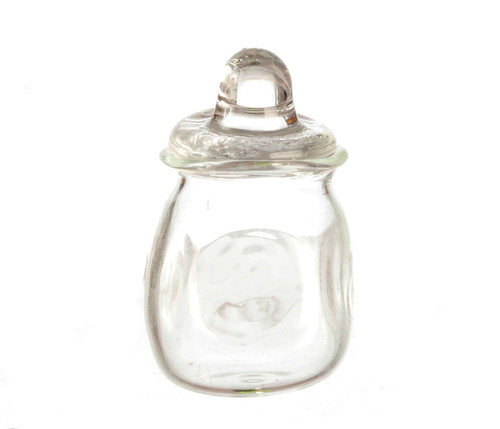 OakridgeStores.com | International Miniatures - Glass Jar with Lid - 1:12 Scale Dollhouse Miniature - 65588 731851655889