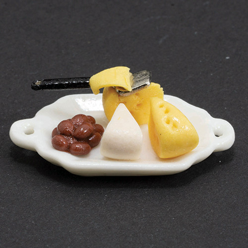 OakridgeStores.com | International Miniatures - Cheese Tray - 1:12 Scale Dollhouse Miniature Food - 65708 731851657081