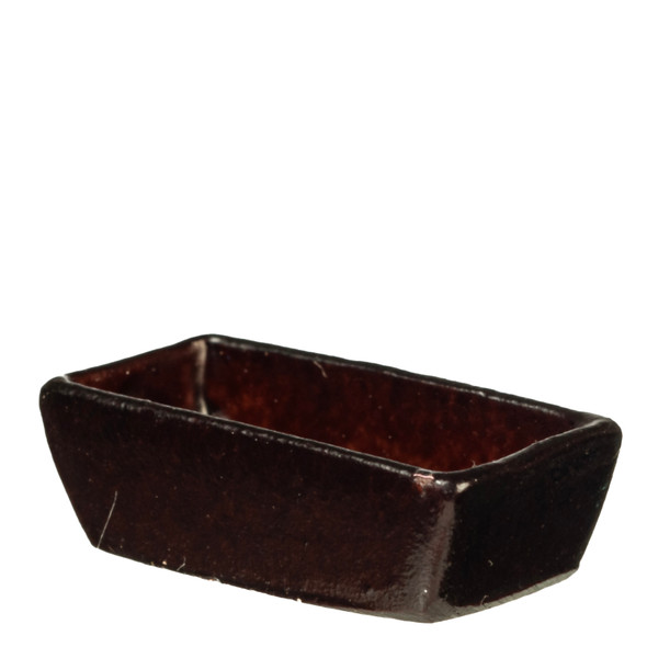OakridgeStores.com | International Miniatures - Black Rectangle Tray - 1" Scale Dollhouse Miniature - 65742 731851657241