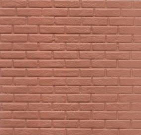 OakridgeStores.com | Model Builders Supply - Pattern Sheet 14 x 24 inches Rough Brick - Styrene .020, Red - RBR12