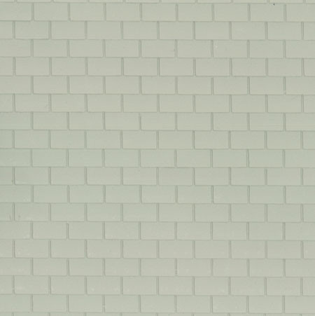 OakridgeStores.com | Model Builders Supply - Pattern Sheet Shingle Concrete Grey 14 x 24 inches - 1" Scale Dollhouse Miniature - RS12CG