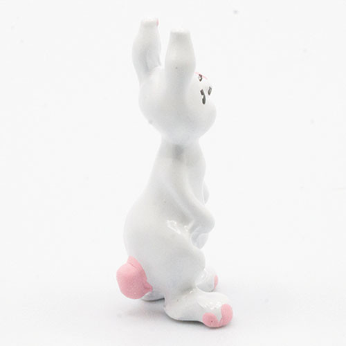 OakridgeStores.com | Multi Minis - White Bunny, Hand Painted - 1" Scale Dollhouse Miniature - 1699B 749939621749