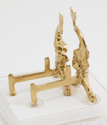 OakridgeStores.com | Olde Mountain Miniatures - Andiron - Dolphin, G1" Scale Dollhouse Miniature - BG107