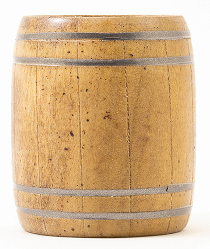 OakridgeStores.com | Sir Thomas Thumb - Rain Barrel - General Store Accessory - 1" Scale Dollhouse Miniature - 684