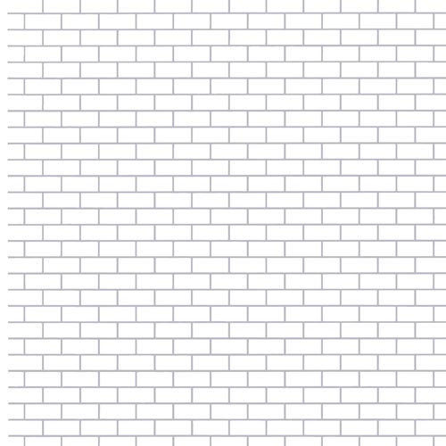 OakridgeStores.com | World Miniatures - Subway Tile Sheet - White, Small - for All Scales Dollhouse Miniature Flooring - 24978S