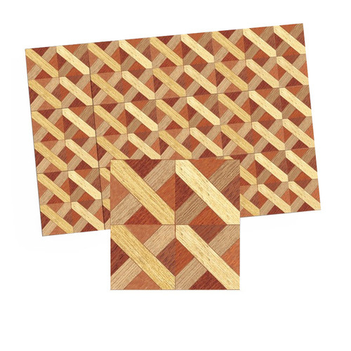 OakridgeStores.com | World Miniatures - Faux Parquet Flooring - 1:12 Scale Dollhouse Miniature Flooring - 34603