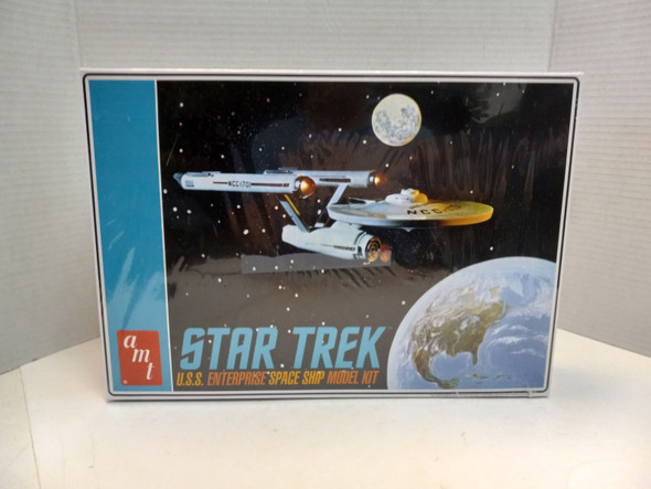 RESALE SHOP - AMT 1/650 Starship U.S.S. Enterprise Space Ship Model Kit NEW SEALED - ANDO-1296/12-NS5745