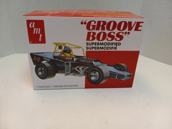 RESALE SHOP - AMT 1/25 Model Kit " Groove Boss " Supermodified Racer NEW OPEN BOX - ANDO-1329-NS5743