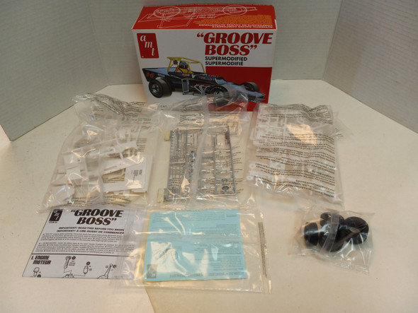 RESALE SHOP - AMT 1/25 Model Kit " Groove Boss " Supermodified Racer NEW OPEN BOX - ANDO-1329-NS5743