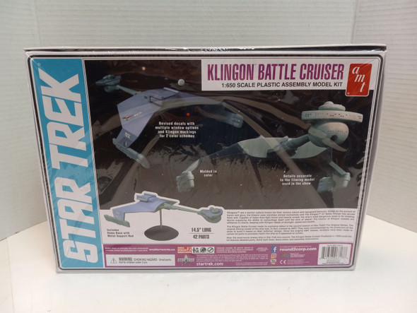 RESALE SHOP - 1/650 Star Trek Kilngon Alien Battlecruiser model kit - ANDO-1428/12-NS5746