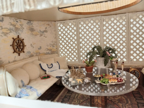 RESALE SHOP - VTG Handmade 1:12 Mini Cruise '90 Dollhouse Diorama - BABE-MINICRUISE-NS5753