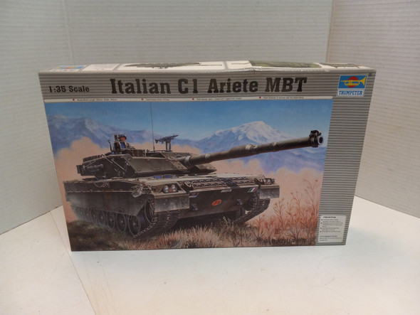 RESALE SHOP - Trumpeter 1/35 Italian C1 Ariete MBT w/ Eduard Photoetch Set New Open Box - JIMI-00332-NOB5734