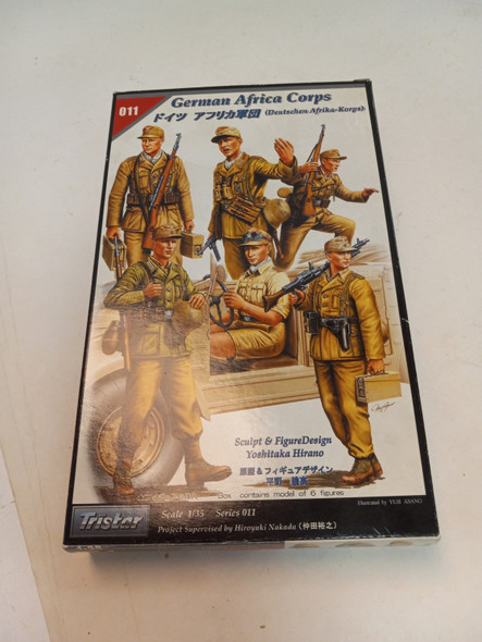 RESALE SHOP - Tristar 1/35 German Afrika Corps Figure Set - JIMI-011-NS5742
